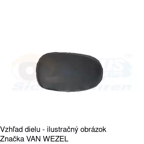 Rám vonkajšieho zrkadla POLCAR 605654TM - obr. 5