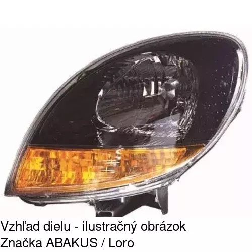 Hlavný reflektor POLCAR 6061097E - obr. 2