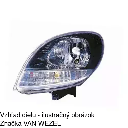 Hlavný reflektor POLCAR 6061097E - obr. 4