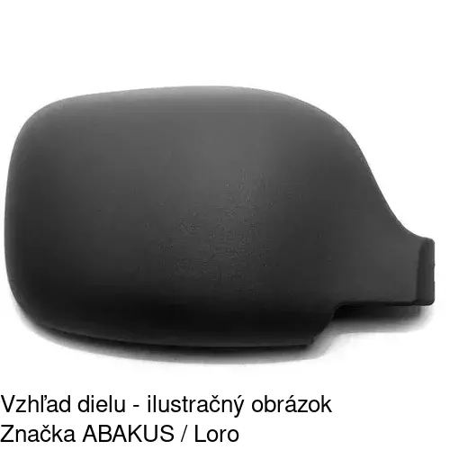 Rám vonkajšieho zrkadla POLCAR 606155TM - obr. 5