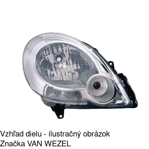 Hlavný reflektor POLCAR 6062100E - obr. 4