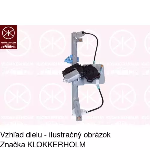 Elektrický mechanizmus okna dverí POLCAR 6071PSE3 - obr. 1