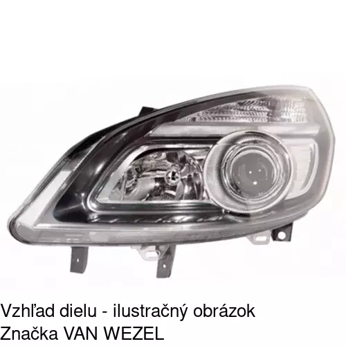 Hlavný reflektor POLCAR 6072091E - obr. 1