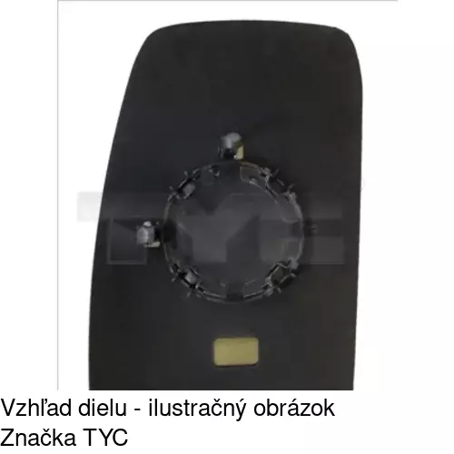 Vonkajšie zrkadlo POLCAR 60N1511M