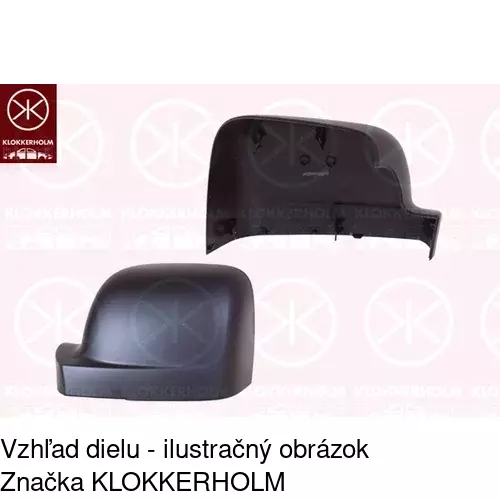 Rám vonkajšieho zrkadla 60N254TM /POLCAR/ - obr. 5