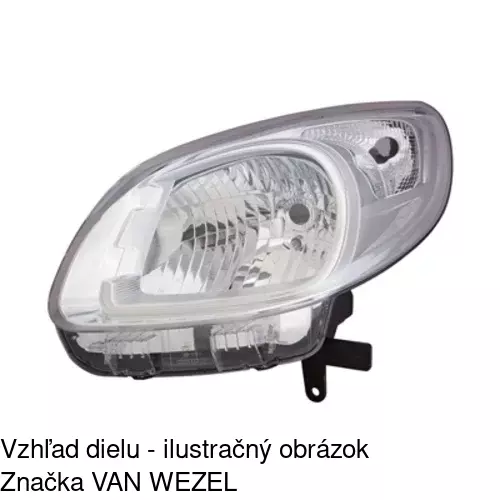 Hlavný reflektor POLCAR 60U109-E - obr. 4