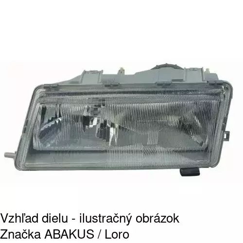 Hlavný reflektor POLCAR 6521091E - obr. 1