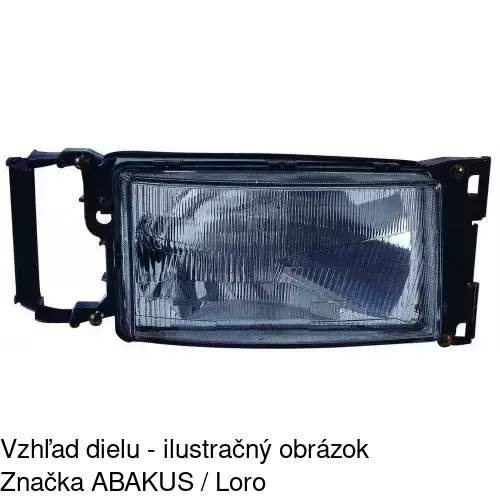 Hlavný reflektor POLCAR 6603090E