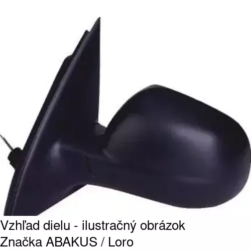 Vonkajšie zrkadlo POLCAR 670552-M