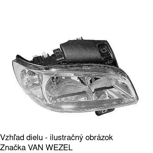 Hlavný reflektor POLCAR 6714101V - obr. 2