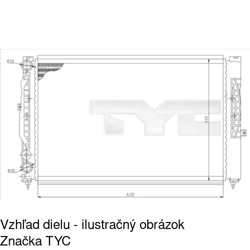 Chladiče vody POLCAR 692508B1 - obr. 5