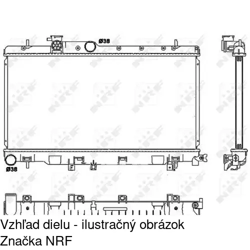 Chladiče vody POLCAR 721208-3 - obr. 1