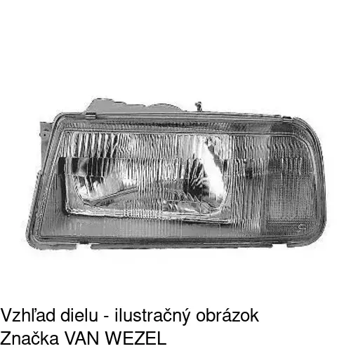 Hlavný reflektor POLCAR 740310-E - obr. 2