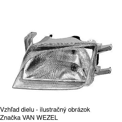 Hlavný reflektor 7422090E /POLCAR/ - obr. 2