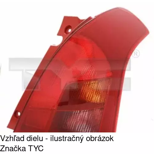 Zadné svetlo POLCAR 7423881E