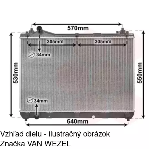 Chladiče vody POLCAR 742608-1 - obr. 2