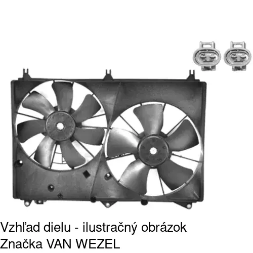 Ventilátory chladičov POLCAR 742623W4