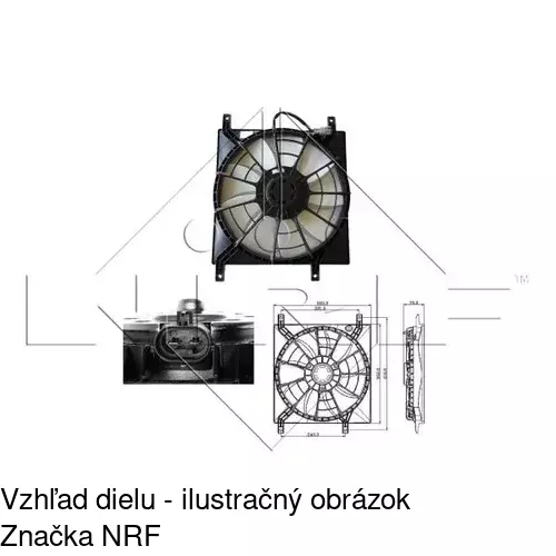 Ventilátory chladičov POLCAR 743523W2 - obr. 1