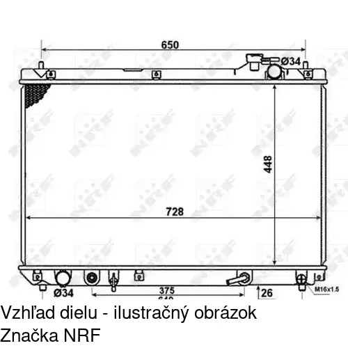 Chladiče vody POLCAR 806008-1