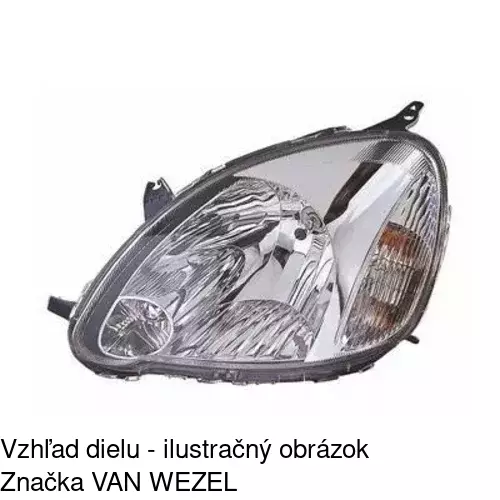 Hlavný reflektor POLCAR 8104093E