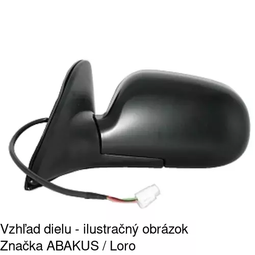 Vonkajšie zrkadlo POLCAR 8112514E - obr. 2