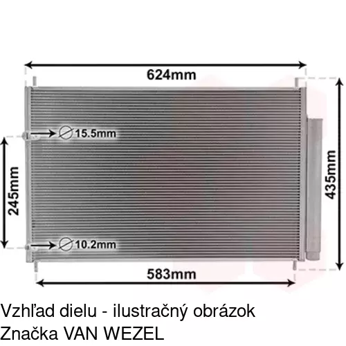 Chladiče klimatizácie POLCAR 8116K82K - obr. 3