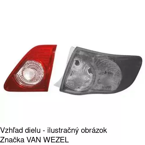 Zadné svetlo POLCAR 8117881E