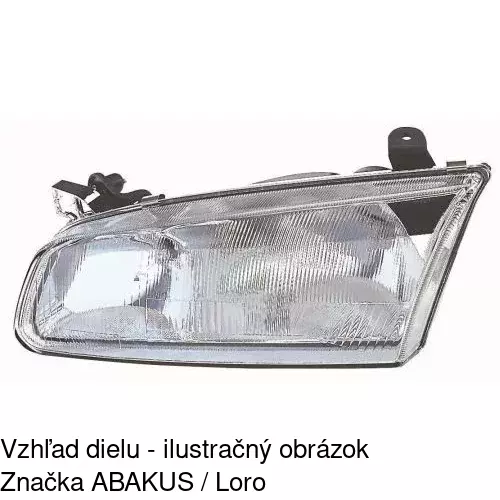 Hlavný reflektor POLCAR 813610-E - obr. 1