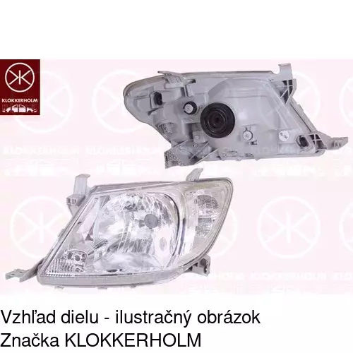 Hlavný reflektor POLCAR 8192102E