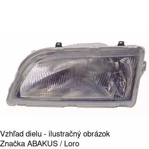 Hlavný reflektor POLCAR 904009-H - obr. 3