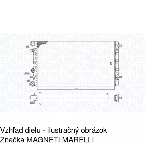 Chladiče vody POLCAR 950108-1