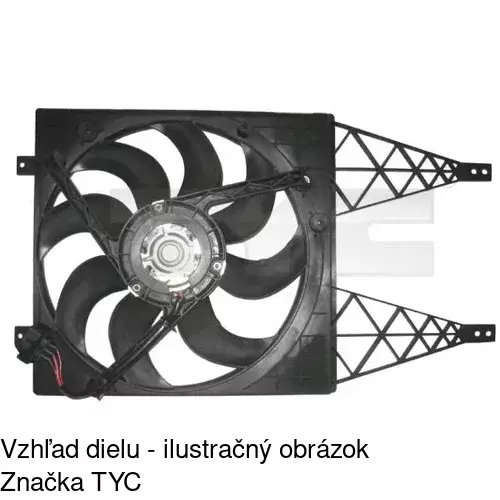 Ventilátory chladičov 952523W1 /POLCAR/ - obr. 4