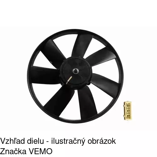 Ventilátor bez krytu / podpery POLCAR 953823U1 - obr. 3