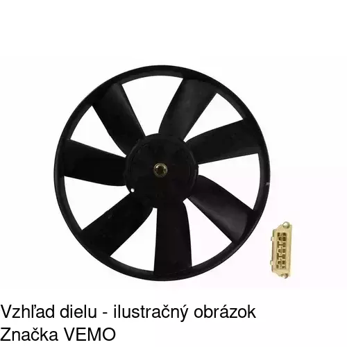 Ventilátor bez krytu / podpery POLCAR 953823U2 - obr. 2