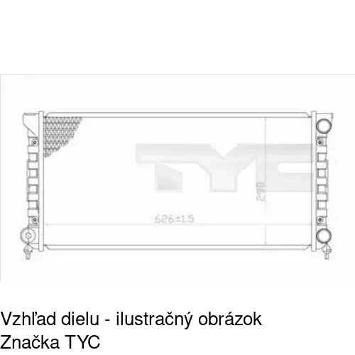 Chladiče vody POLCAR 954608A3