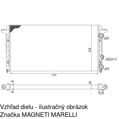 Chladiče vody 954708A3 /POLCAR/ - obr. 2