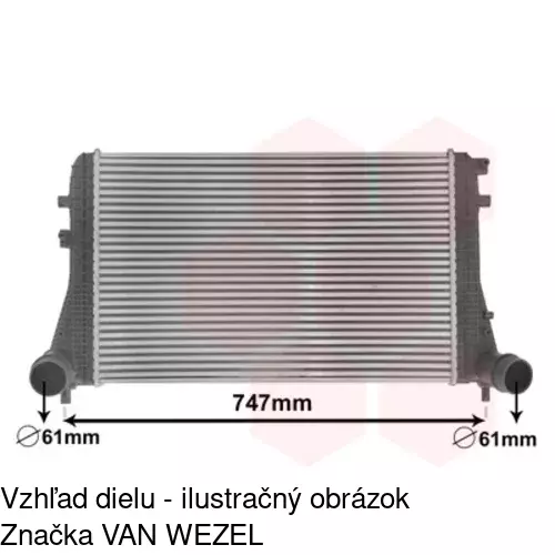 Chladiče vzduchu (Intercoolery) POLCAR 9555J81X