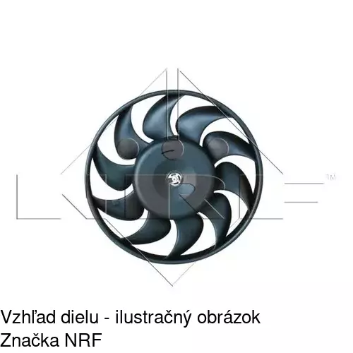 Ventilátor bez krytu / podpery POLCAR 956623U2 - obr. 1