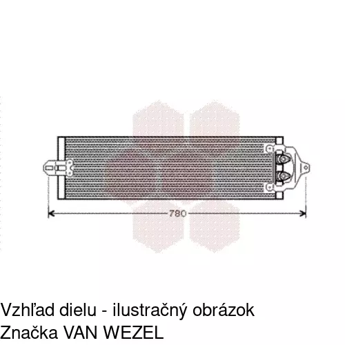 Chladiče oleja 9580L82X /POLCAR/