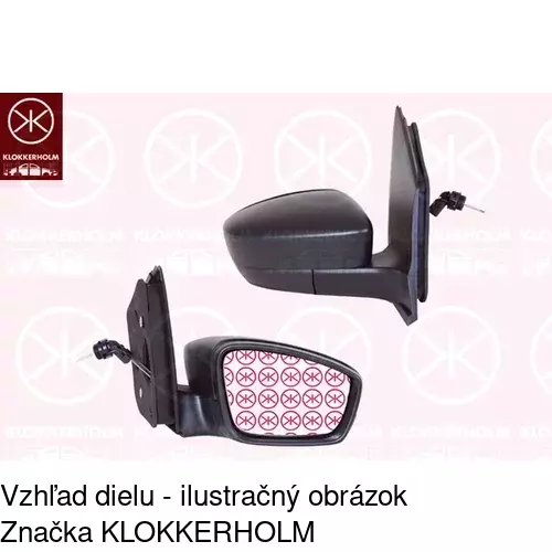 Vonkajšie zrkadlo POLCAR 95A1523E - obr. 2