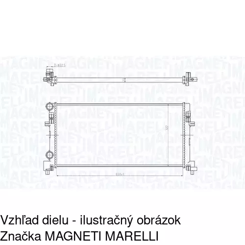 Chladiče vody POLCAR 95C208-1 - obr. 1