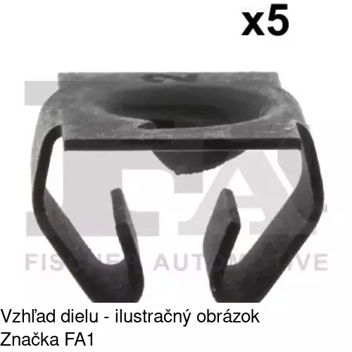 Montážny plech RX16305 /POLCAR/ - obr. 2