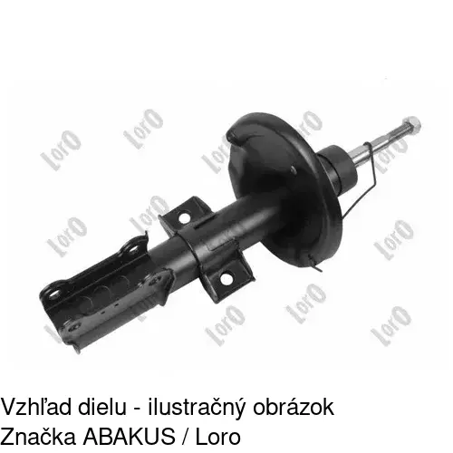 Plynový tlmič POLCAR S010554G - obr. 2