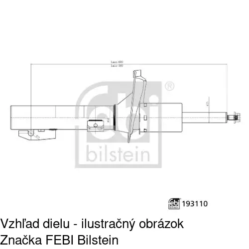 Plynový tlmič POLCAR S010644G - obr. 1