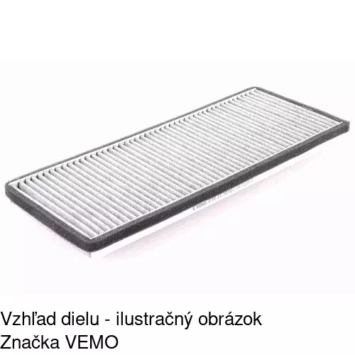 Kabínový filter s uhlíkom POLCAR S11-1003 - obr. 1