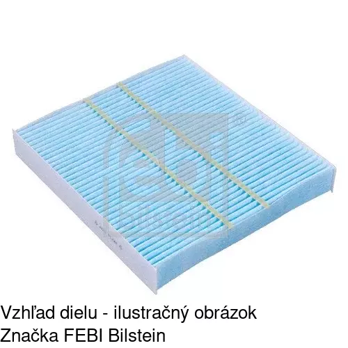 Kabínový filter s uhlíkom POLCAR S11-1017 - obr. 1