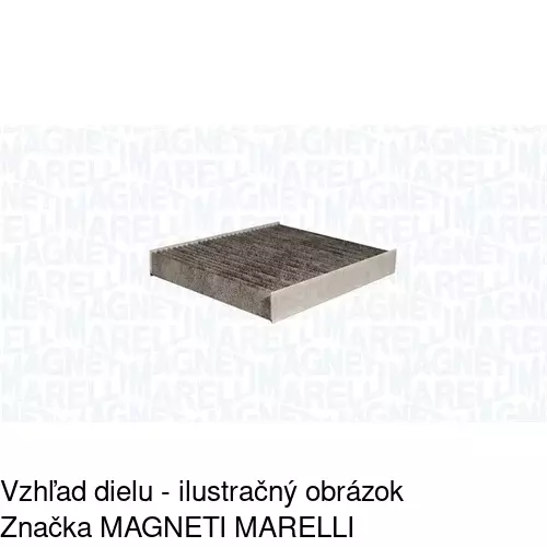 Kabínový filter s uhlíkom POLCAR S11-1026 - obr. 3