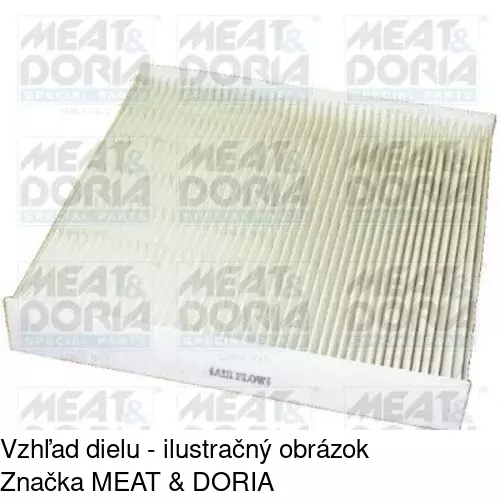 Kabínový filter s uhlíkom POLCAR S11-1031 - obr. 4