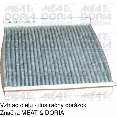 Kabínový filter s uhlíkom POLCAR S11-1037 - obr. 4