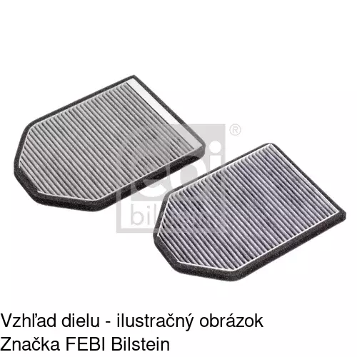 Kabínový filter s uhlíkom POLCAR S11-1049 - obr. 3